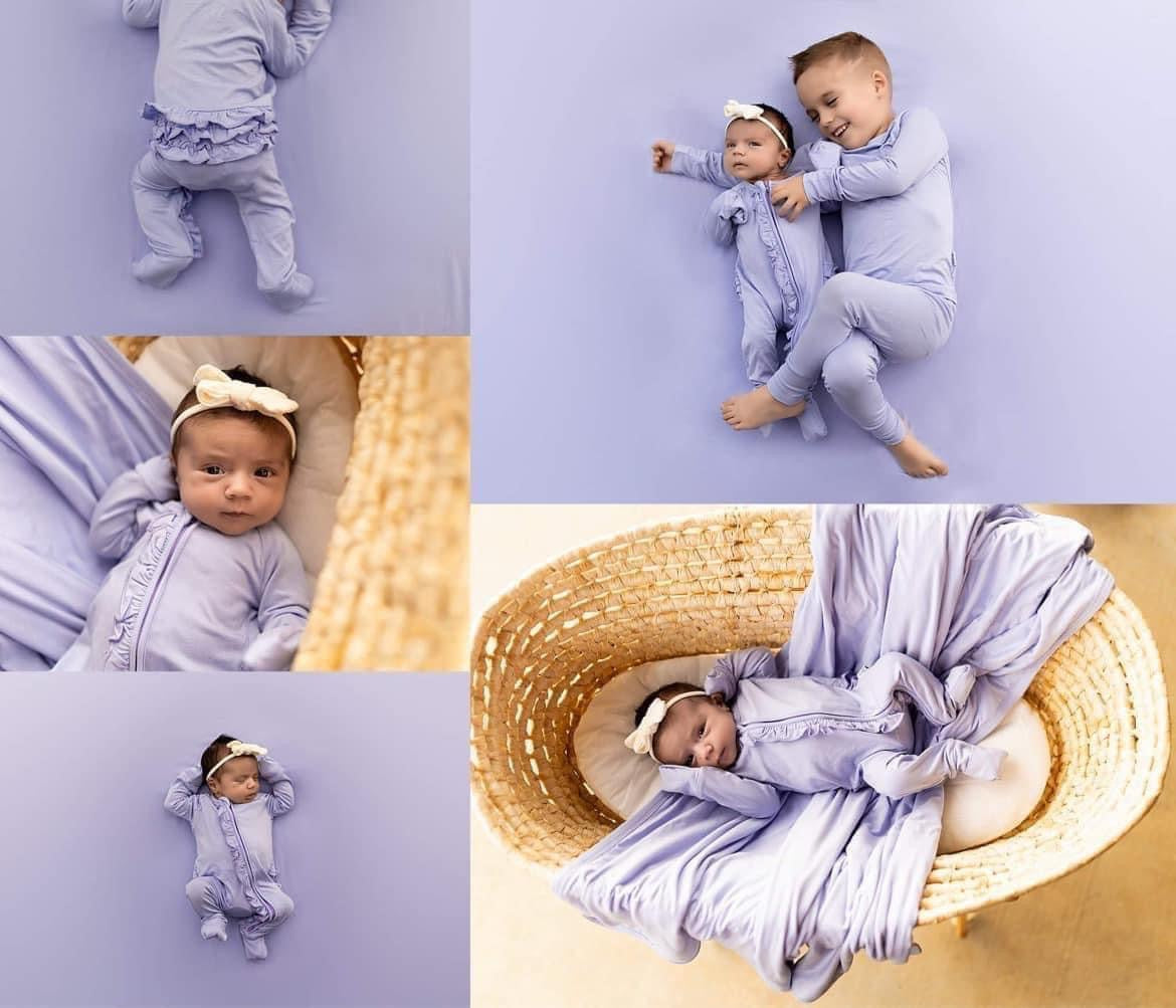 RTS - Bambean Baby Bamboo / Lilac Zippy