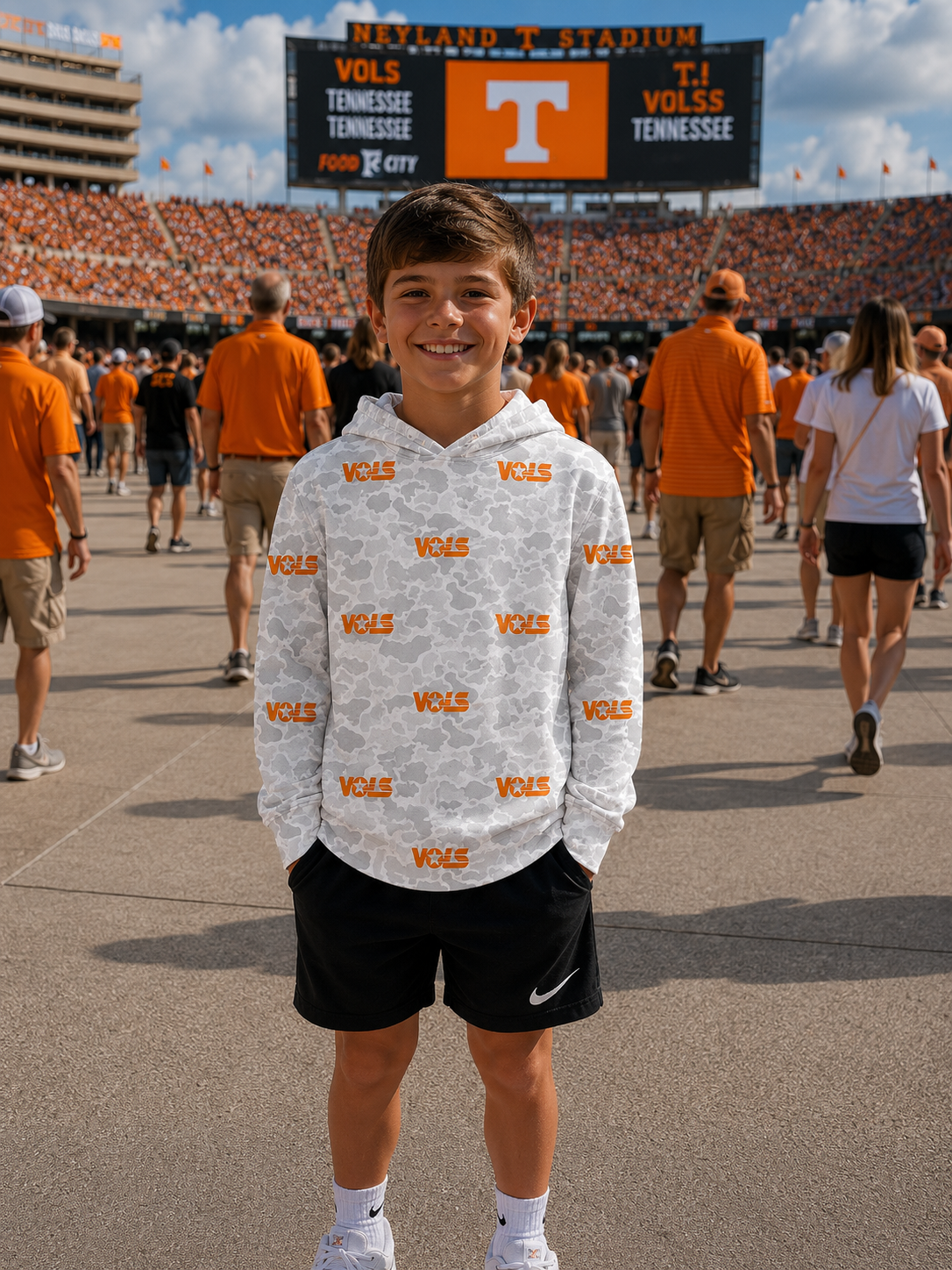 Retro Tennessee Camo Performance Hoodie (Ships OCT!)