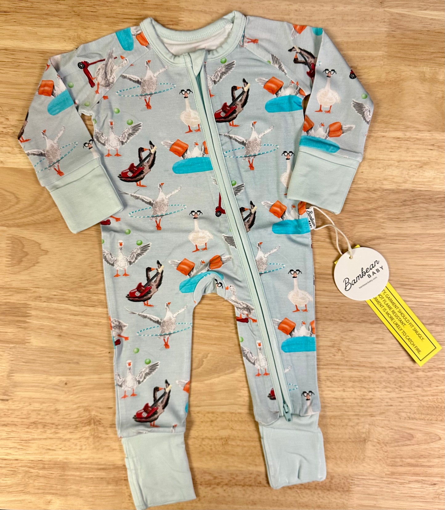RTS - Bambean Baby Bamboo / Silly Goose / 0/3M Zippy