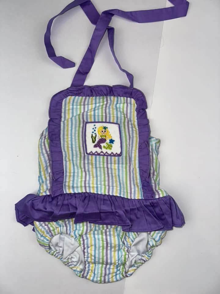 RTS - Smocked Mermaid Swim