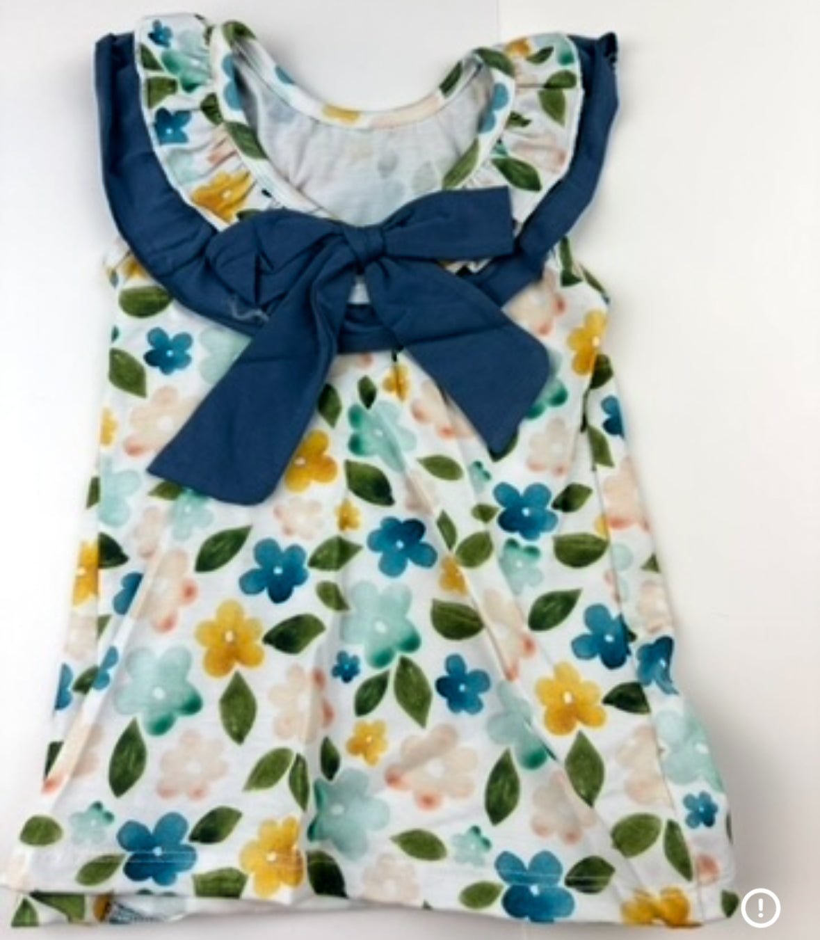 RTS - Watercolor Floral Dress / 3/6M