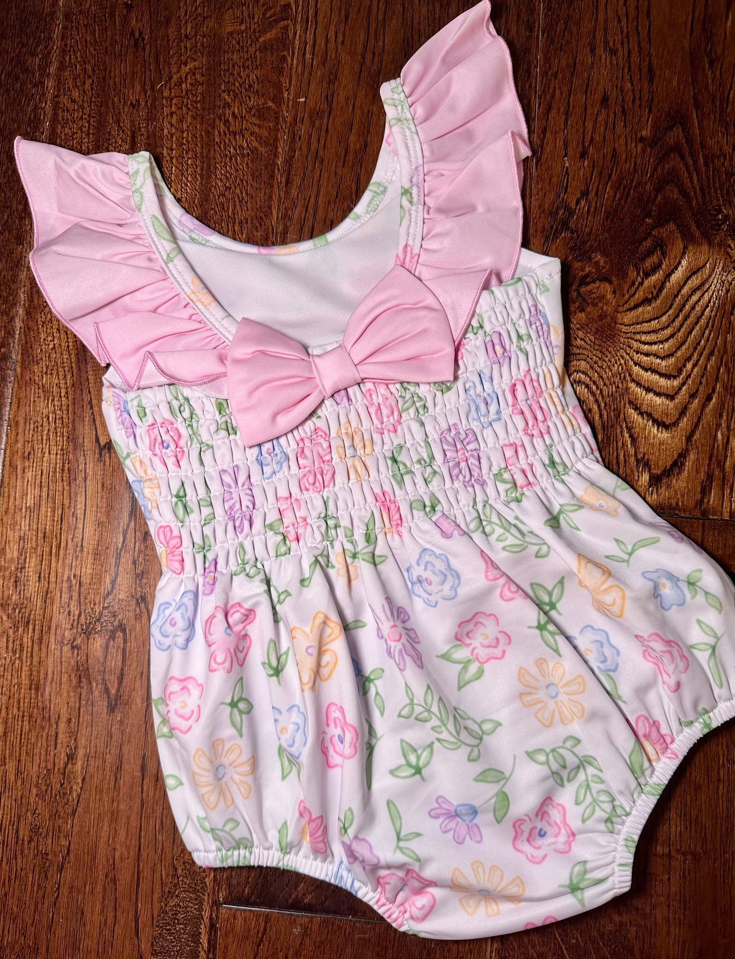 RTS 2T Ditsy Floral 1 Piece Swimsuit