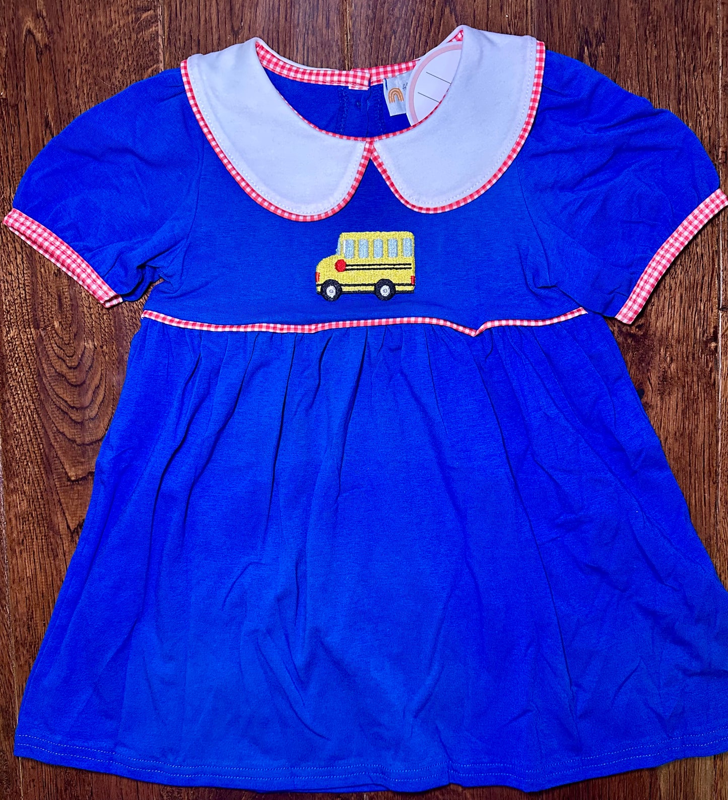 RTS BTS Embroidered School Bus Dress