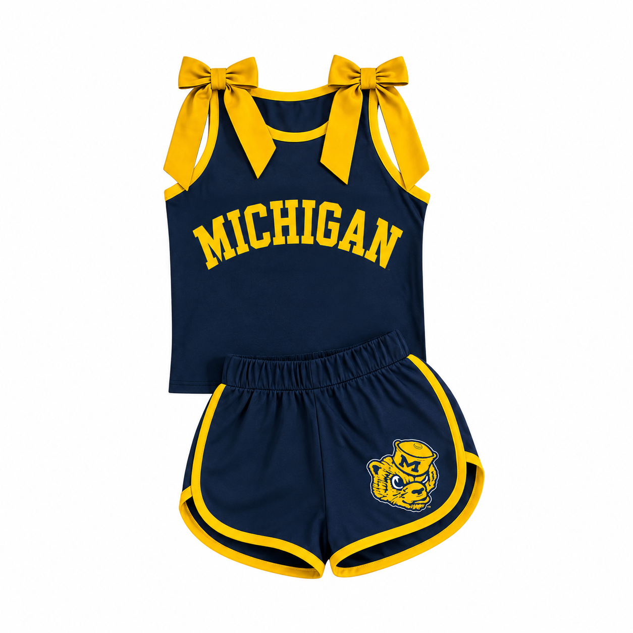 Michigan Game Day Bow Athletic Set (SHIPS SEP)