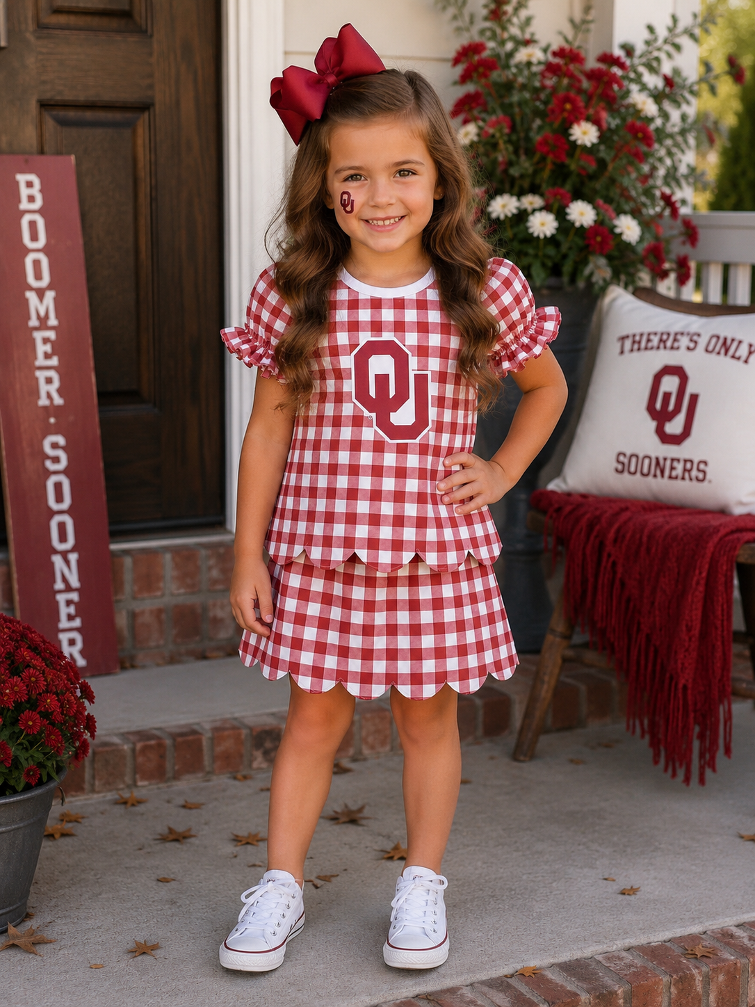 🏈 Girl’s Sideline Skort Set Part 2 (Ships Oct!)