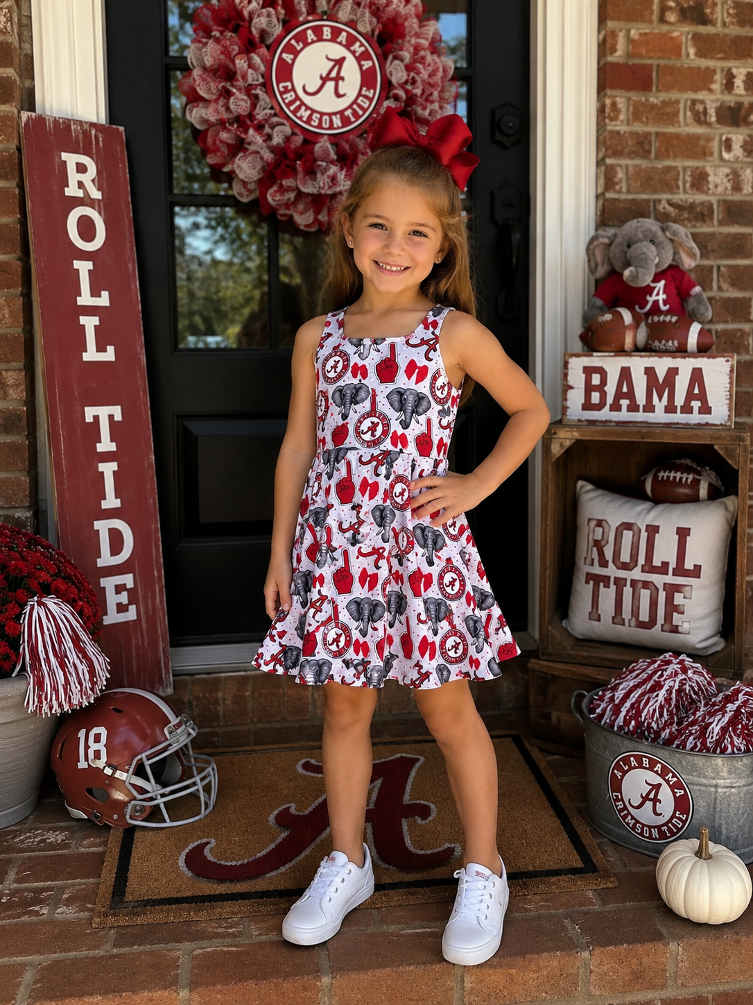 Alabama Spirit Twirl Dress (Ships SEP!)