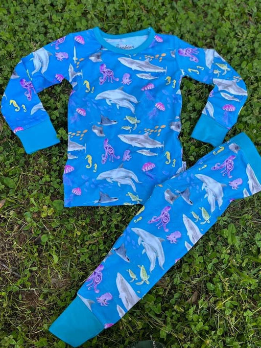 RTS - Bambean Baby Bamboo / Sea Baby 2 Piece Set