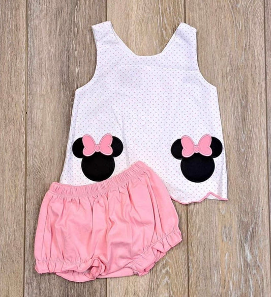RTS - Pocket Mouse Girl’s Bubble Shorts Set