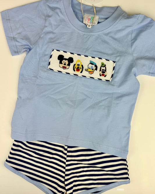 RTS - Smocked Meet Me At The Parks / Boy Set / 3T