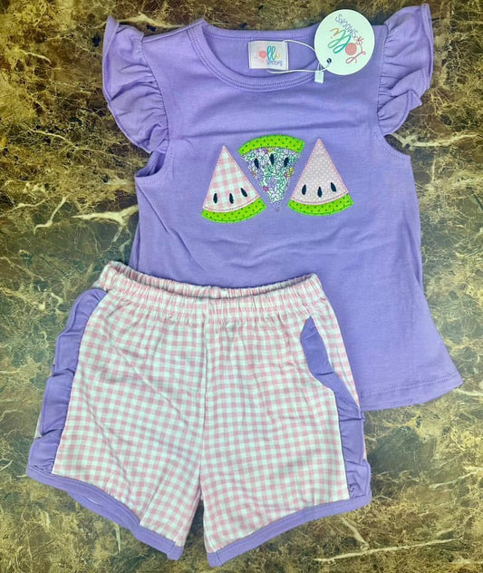 RTS - Watermelon Girl Set / 2T