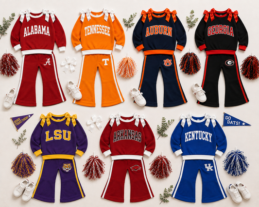 🏈 Game Day Bow Set - WINTER (Ships November!)