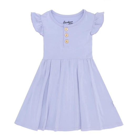 RTS - Bambean Baby Bamboo / Lilac Twirl Dress