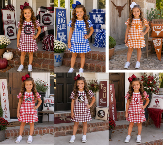 🏈 Girl’s Sideline Skort Set Part 2 (Ships Oct!)