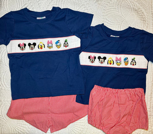 RTS Smocked Boy Set Mouse-Keteer