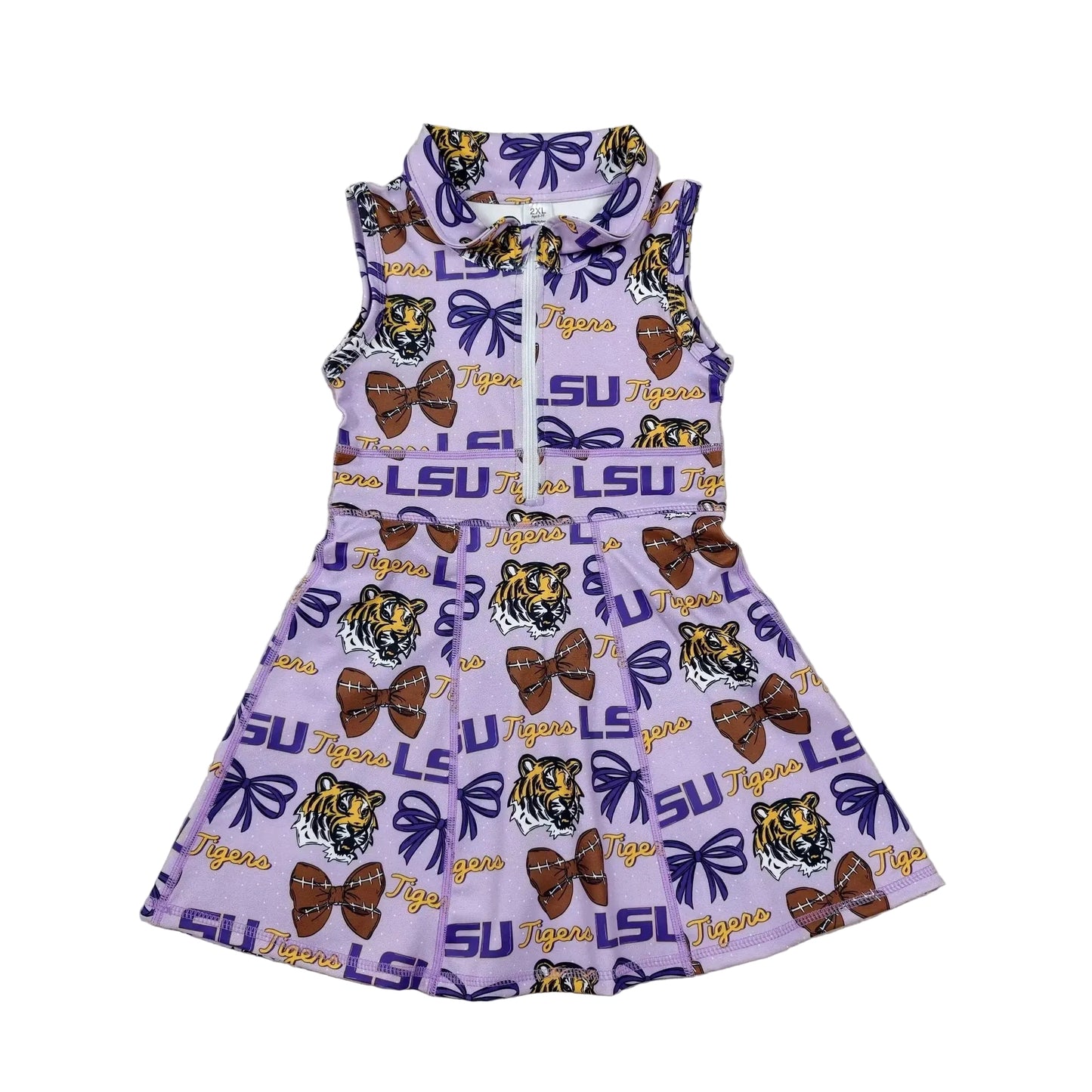 Purple & Gold Performance Twirl Skort Dress (Ships SEP!)