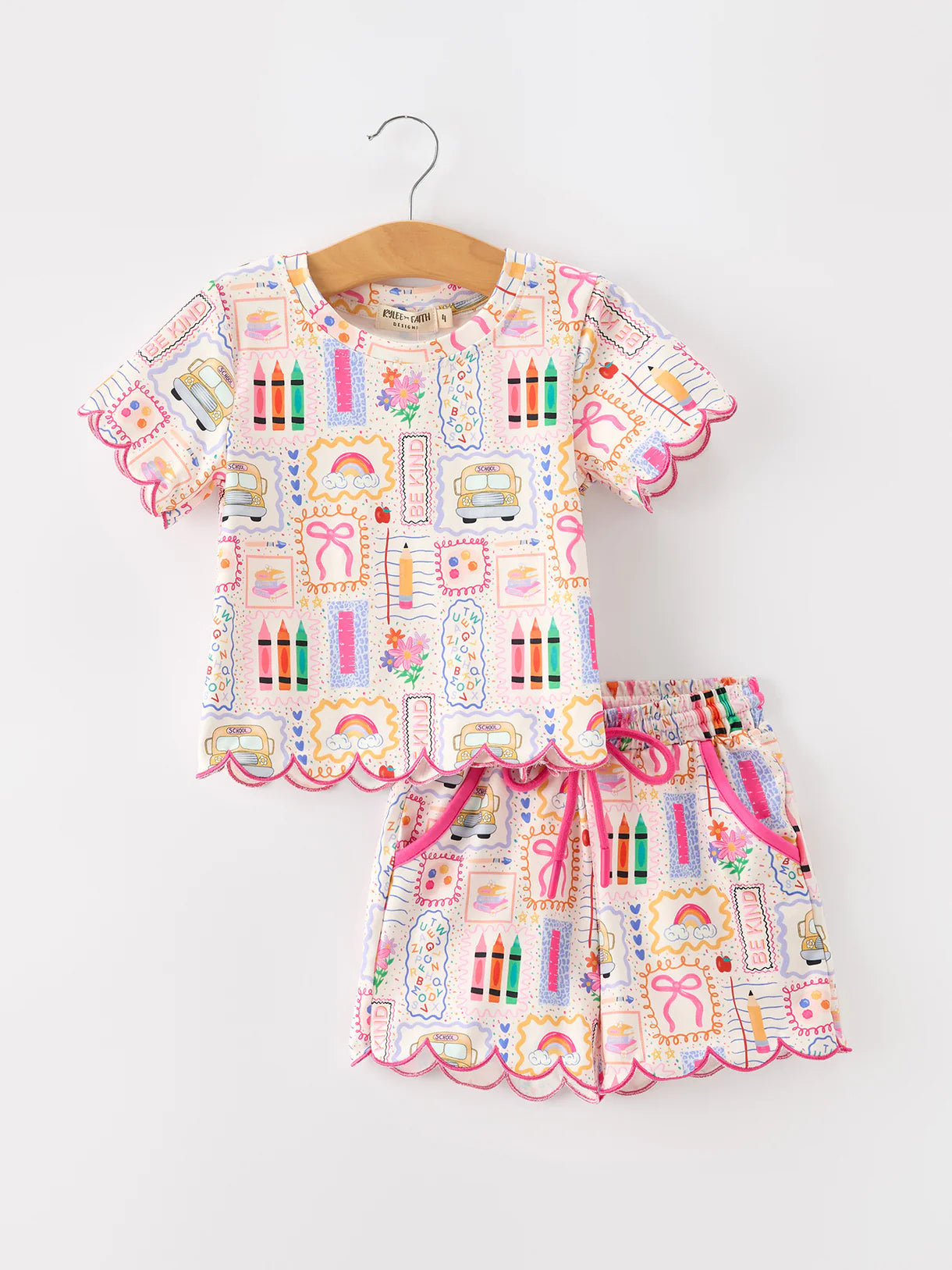 PO139 - BTS / Pink School Scalloped Set (Round 3) - ETA JULY