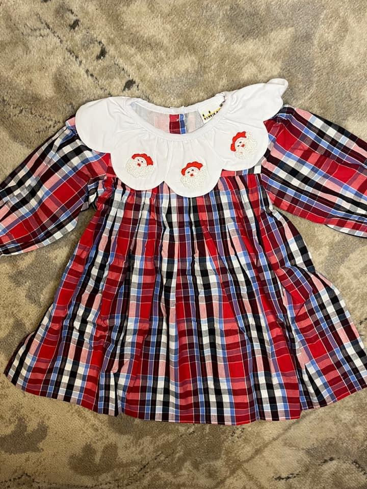 RTS French Knot Santa Dress