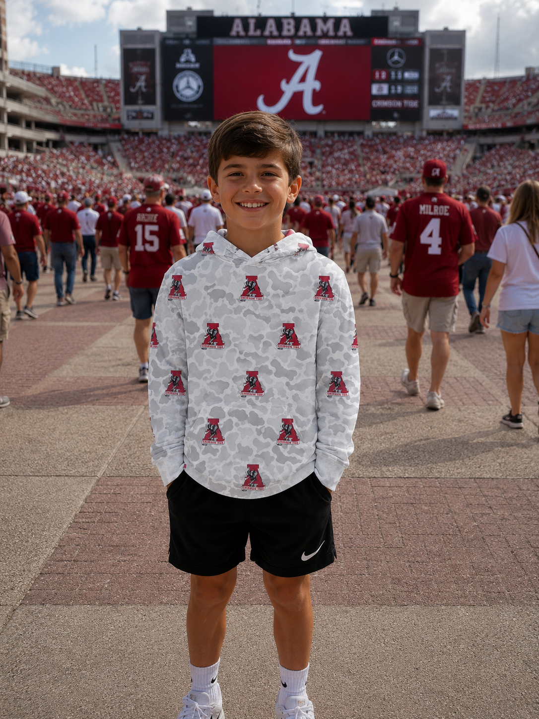 Retro Alabama Camo Performance Hoodie (Ships OCT!)