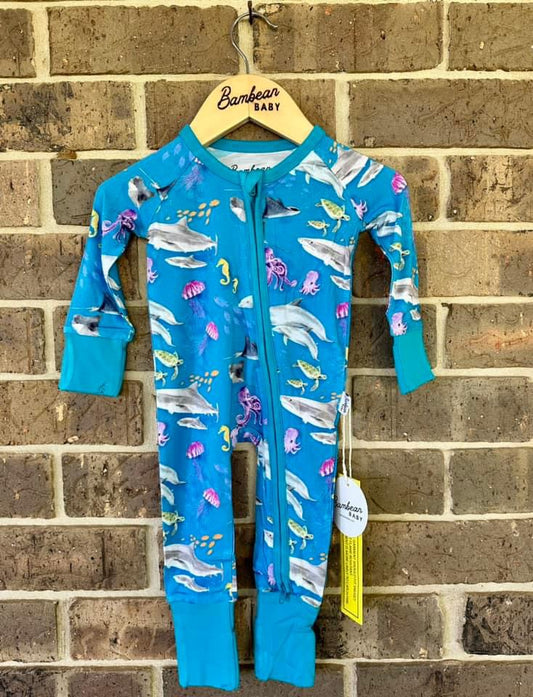 RTS - Bambean Baby Bamboo / Sea Baby Zippy
