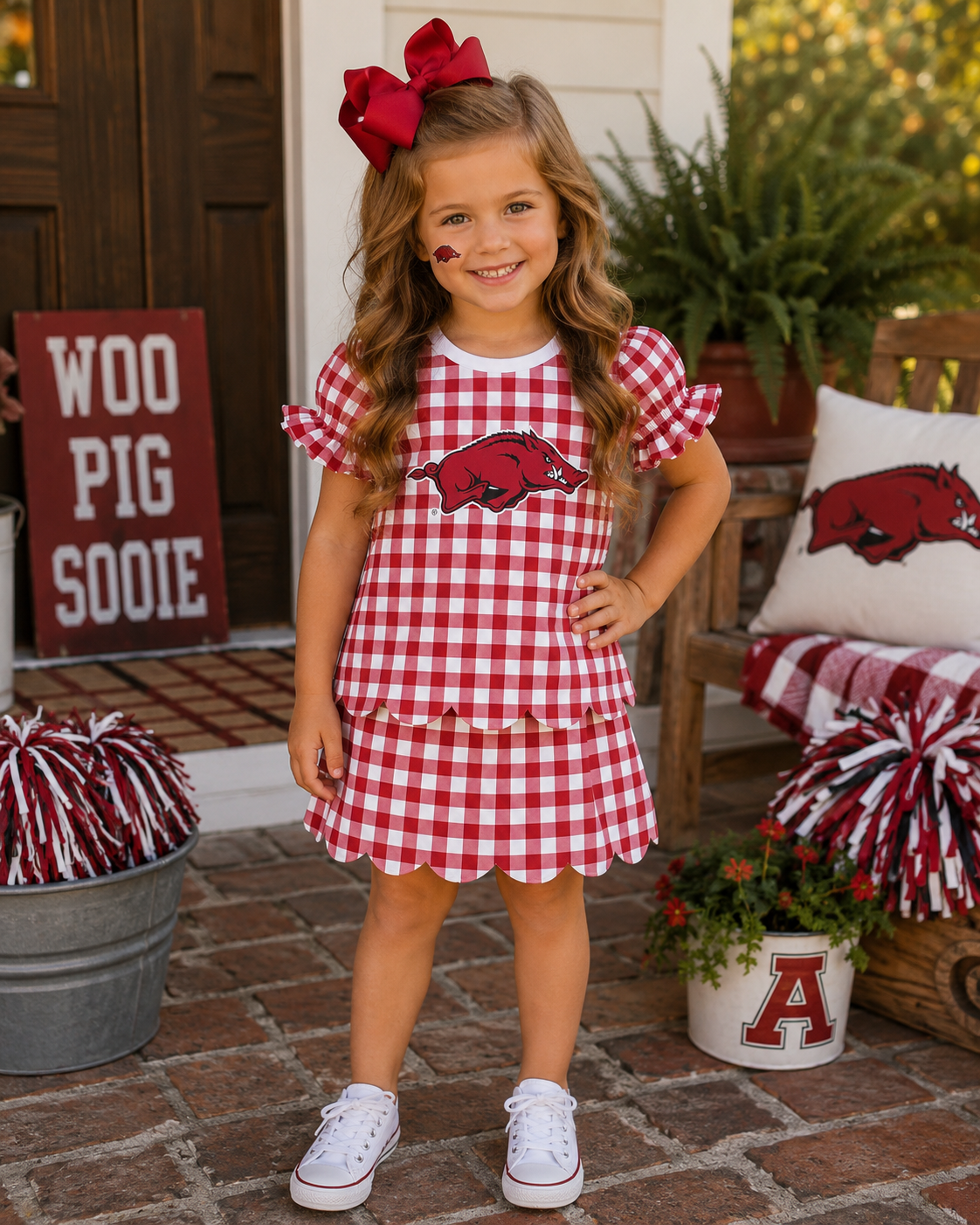 🏈 Girl’s Sideline Skort Set (Ships Oct!)