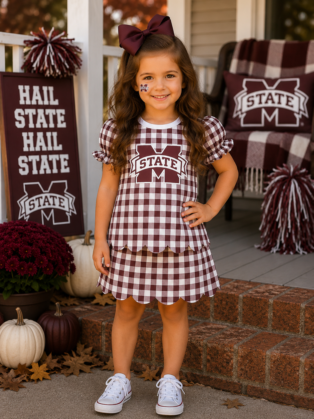 🏈 Girl’s Sideline Skort Set (Ships Oct!)