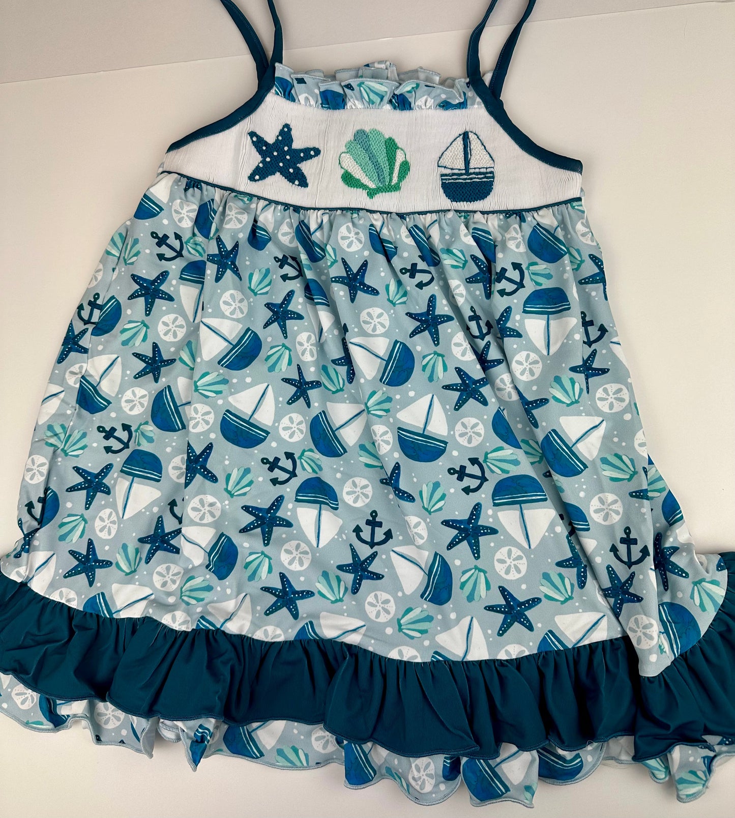 RTS - Smocked Seashells Dress