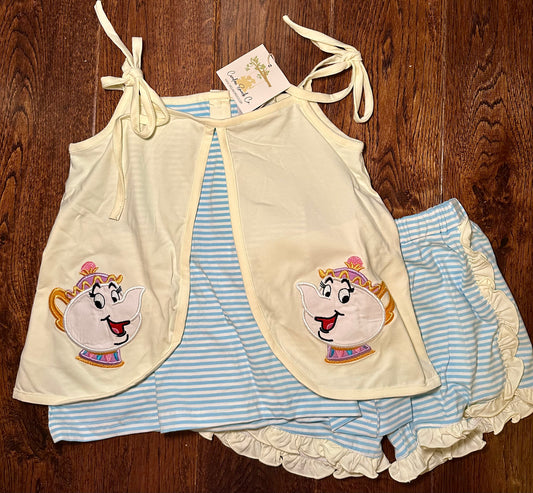 RTS Teapot & Chip Girl Set - 4T