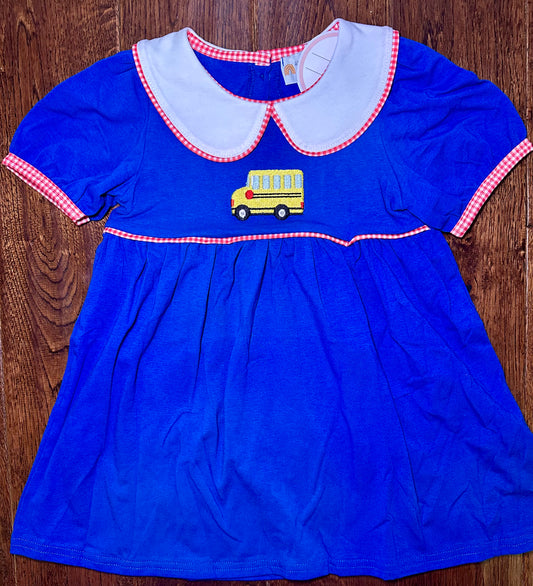 RTS BTS Embroidered School Bus Dress