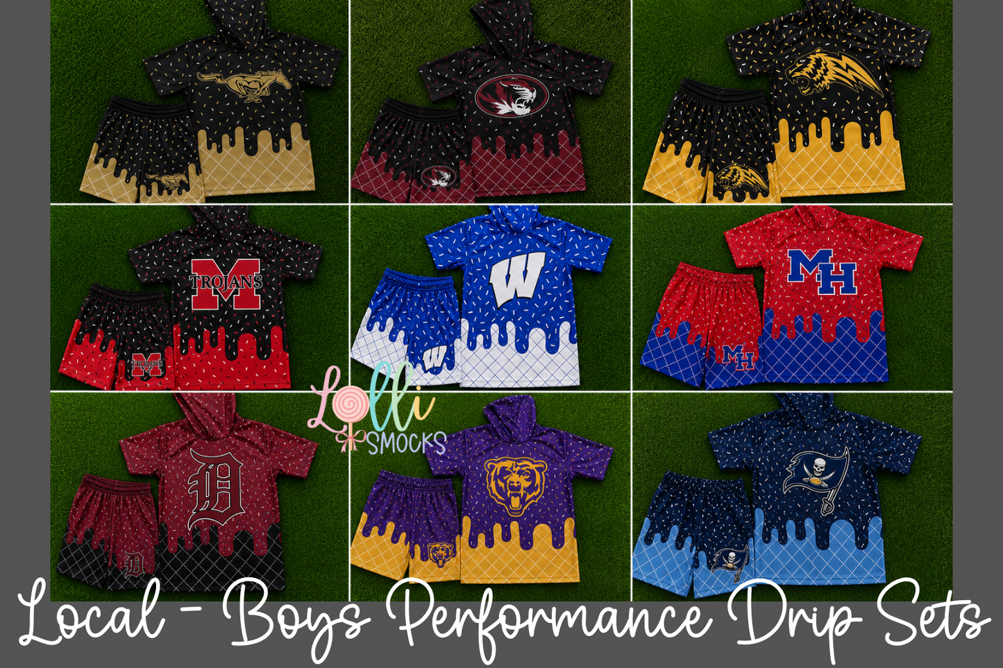 LOCAL - Boys Performance Drip Set✨🍦 (Ships SEP!)