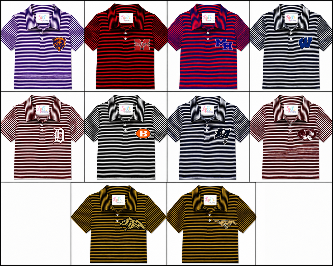 LOCAL - Boys Performance Polos (Ships SEP!)