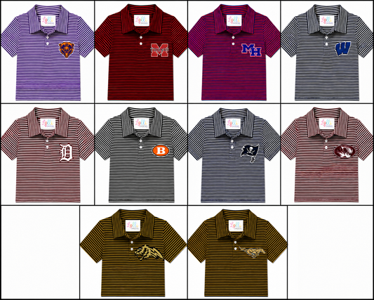 LOCAL - Boys Performance Polos (Ships SEP!)
