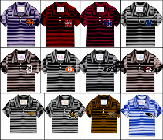 LOCAL - Boys Performance Polos (Ships SEP!)