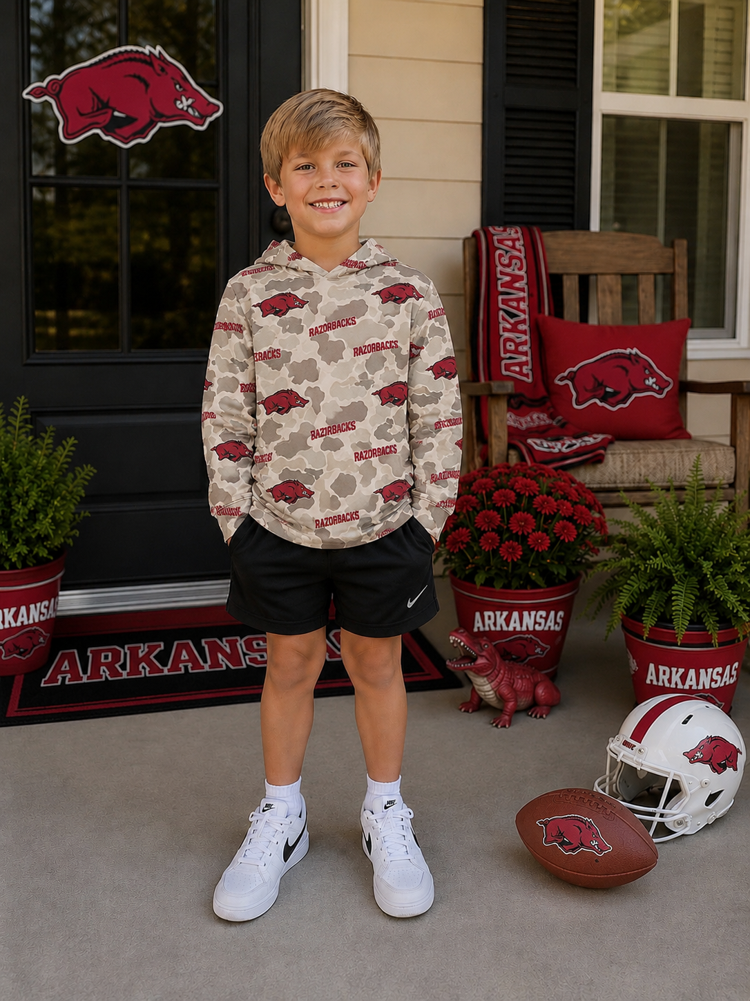 Arkansas Camo Performance Hoodie (Ships SEP!)
