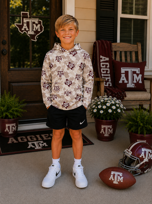 A&M Camo Performance Hoodie (Ships SEP!)