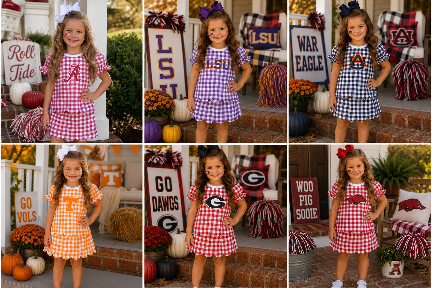 🏈 Girl’s Sideline Skort Set (Ships Oct!)