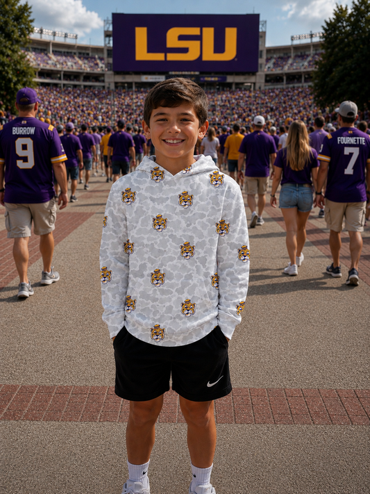 Retro Louisiana Camo Performance Hoodie (Ships OCT!)