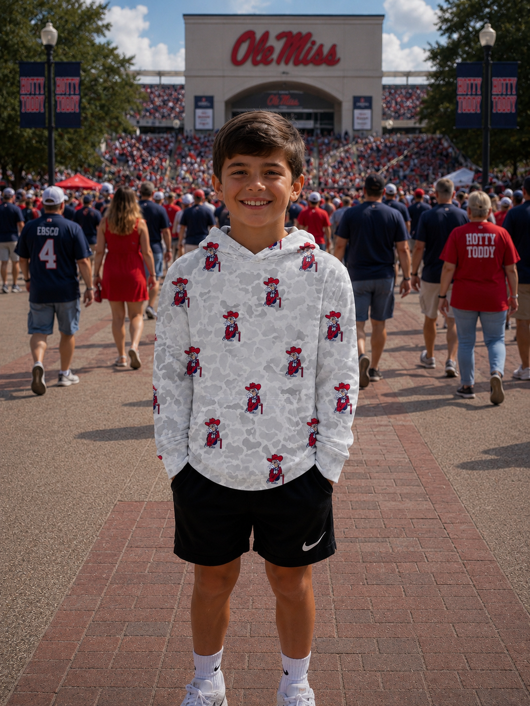 Retro OMiss Camo Performance Hoodie (Ships OCT!)