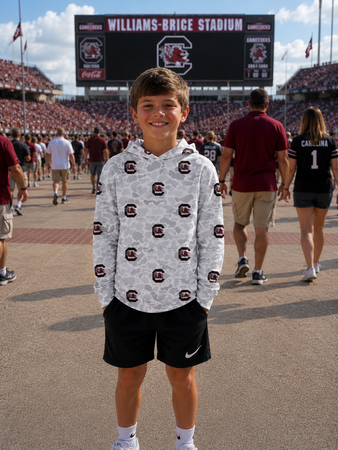 Retro South Carolina Camo Performance Hoodie (Ships OCT!)