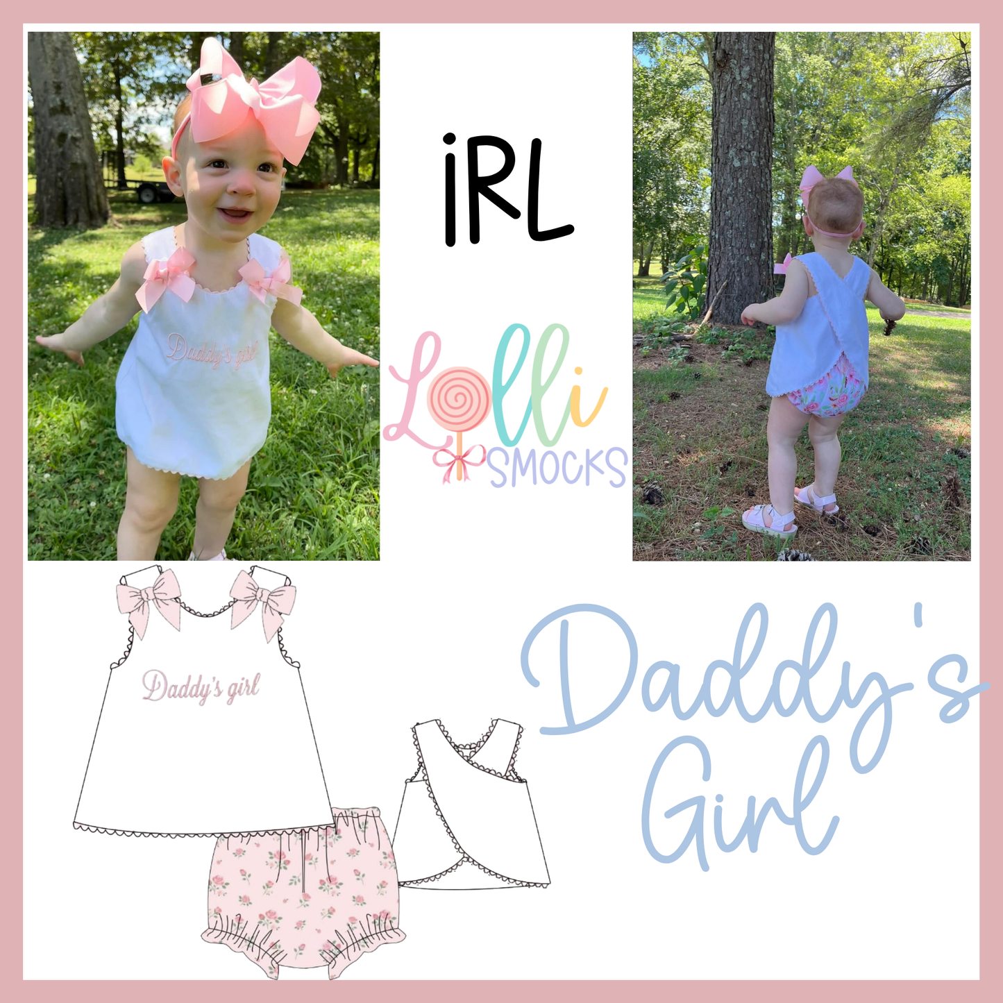 Daddy’s Girl Bloomer Set