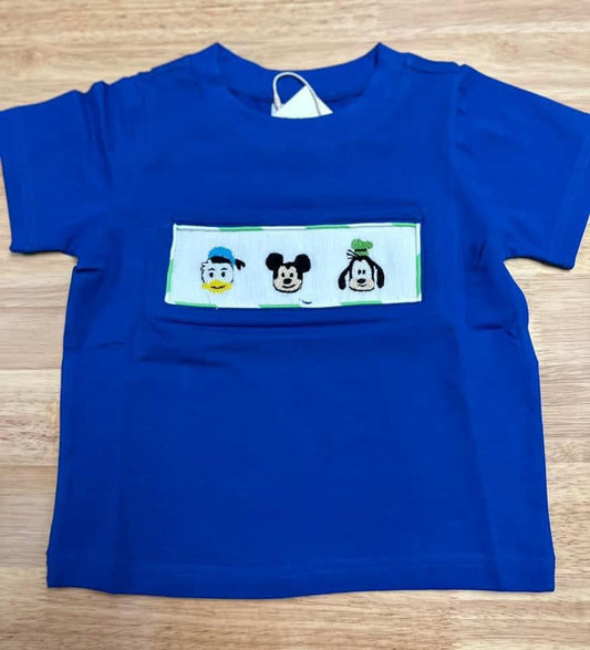 RTS - Mouse & Friends Smocked Shirt 2T