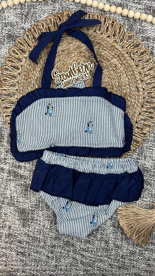 RTS - Blue D O G 2 Piece Swim