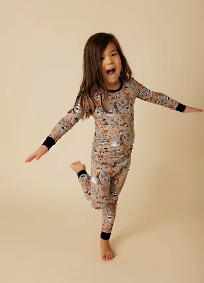 RTS - Toy Friends Bamboo 2 Piece Long Sleeve Lounge Set