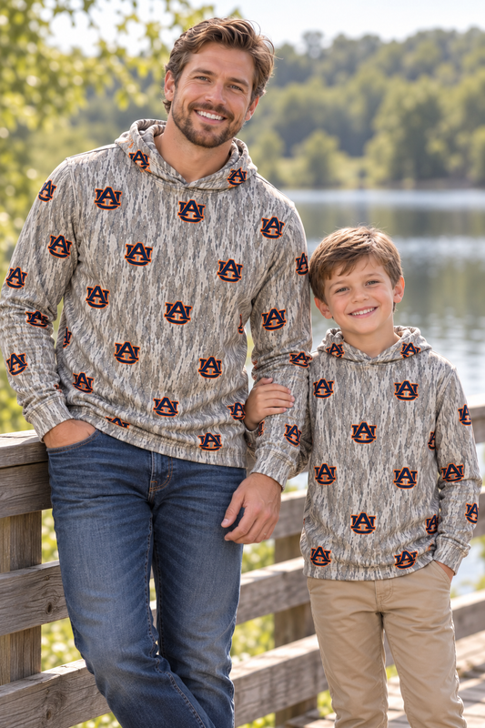 Auburn River Bottom Camo Performance Hoodie Round 2 (ETA Late Nov-Early Dec!)