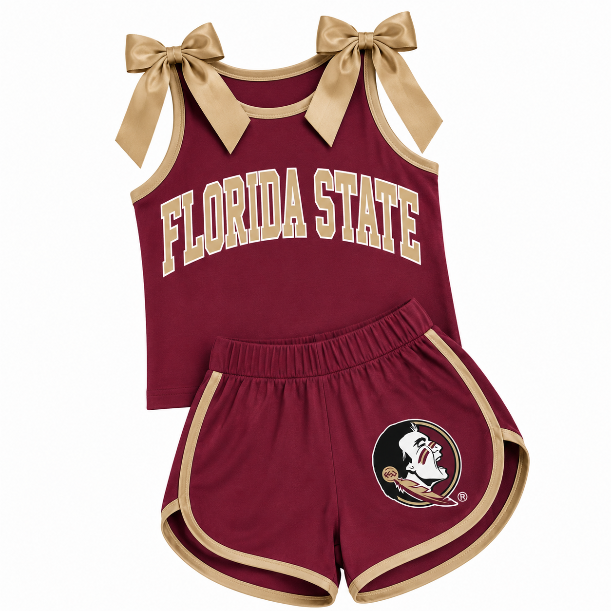 FL State Game Day Bow Athletic Set (SHIPS SEP)