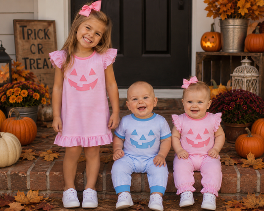Pink & Blue Jack O Lantern Collection (Ships AUG!)
