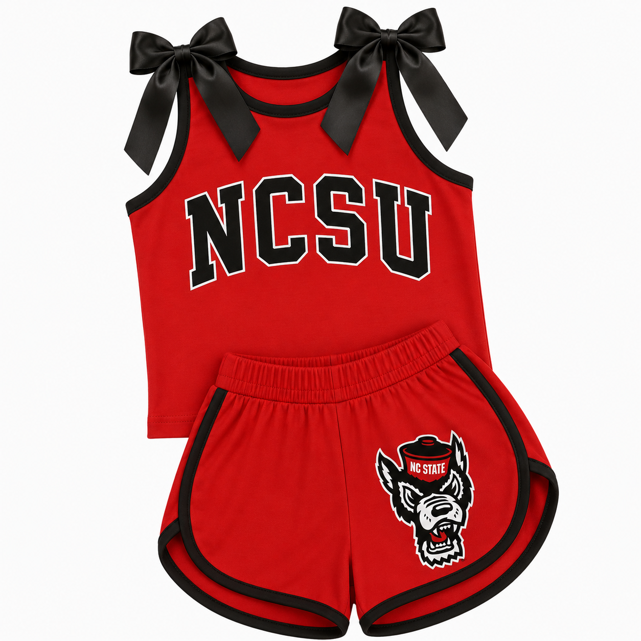 NCSU Game Day Bow Athletic Set (SHIPS SEP)